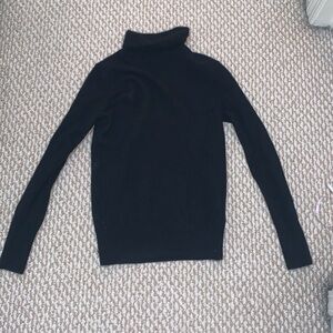 Halston Black Turtleneck